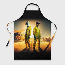 Фартук кулинарный Хайзенберг и Бендер пустились во все тяжкие, цвет: 3D-принт