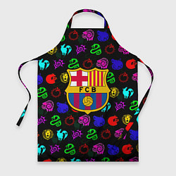 Фартук Barcelona neon games logo