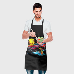 Фартук кулинарный Mercedes amg, цвет: 3D-принт — фото 2