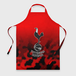 Фартук кулинарный Тоттенхэм Хотспур камуфляж красный, цвет: 3D-принт