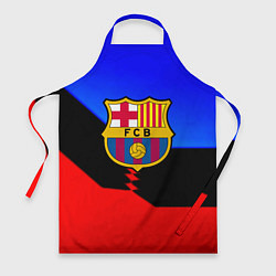 Фартук кулинарный Barcelona спортивная геометрия, цвет: 3D-принт