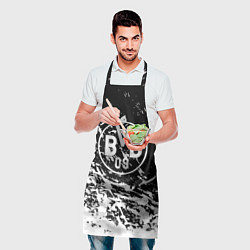 Фартук кулинарный Borussia белые краски, цвет: 3D-принт — фото 2