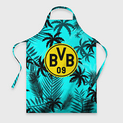 Фартук кулинарный Borussia неоновые тропики гта, цвет: 3D-принт