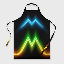 Фартук кулинарный Neon multicolored lines, цвет: 3D-принт