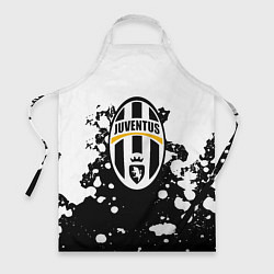 Фартук Juventus белые краски текстура