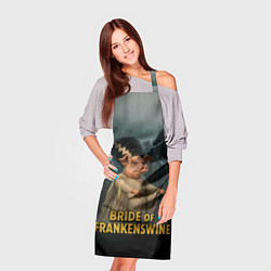 Фартук кулинарный Франкенштейн свинья невеста, цвет: 3D-принт — фото 2