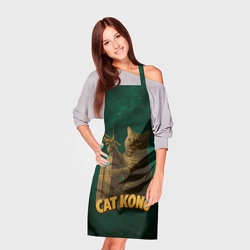 Фартук Cat Cong пародия на Кинг Конг / 3D-принт – фото 3