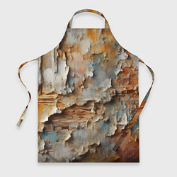 Фартук кулинарный Старая штукатурка на стене - абстракция, цвет: 3D-принт