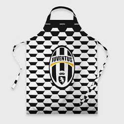 Фартук Juventus геометрия черно белая