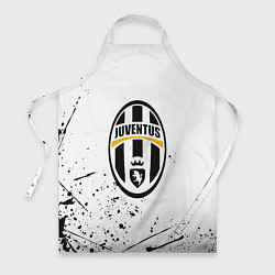 Фартук Ювентус черные краски всплеск