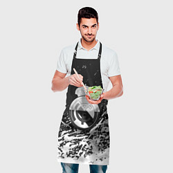 Фартук кулинарный Реал Мадрид краски текстура, цвет: 3D-принт — фото 2