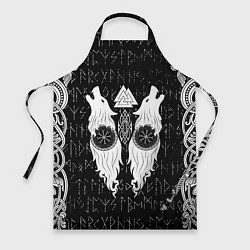 Фартук Волки воины с символикой