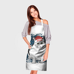 Фартук кулинарный Кот Бендер - 2026, цвет: 3D-принт — фото 2