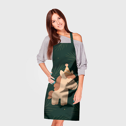 Фартук Милая лошадка с колпаком / 3D-принт – фото 3