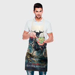 Фартук кулинарный Персонажи из Хищник планета смерти, цвет: 3D-принт — фото 2
