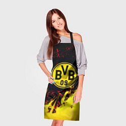 Фартук кулинарный Borussia краски соты, цвет: 3D-принт — фото 2
