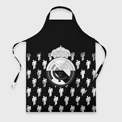 Фартук кулинарный Реал Мадрид люди краски, цвет: 3D-принт