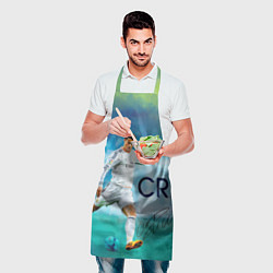 Фартук кулинарный CR Ronaldo, цвет: 3D-принт — фото 2