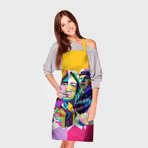 Фартук The Beatles: Poly-art / 3D-принт – фото 3