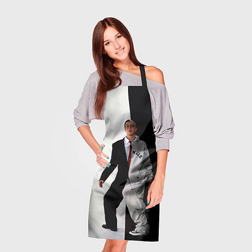 Фартук Eminem: Black & White / 3D-принт – фото 3