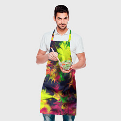 Фартук кулинарный Кислотный взрыв, цвет: 3D-принт — фото 2