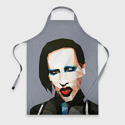Фартук кулинарный Mаrilyn Manson Art, цвет: 3D-принт