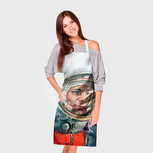 Фартук Гагарин в полете / 3D-принт – фото 3