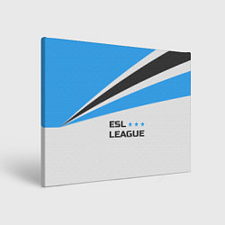 Холст прямоугольный ESL league, цвет: 3D-принт