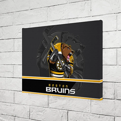 Картина прямоугольная Boston Bruins / 3D-принт – фото 3