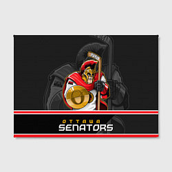 Холст прямоугольный Ottawa Senators, цвет: 3D-принт — фото 2