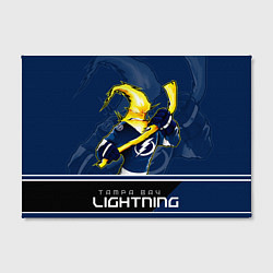 Холст прямоугольный Bay Lightning, цвет: 3D-принт — фото 2