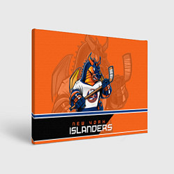 Холст прямоугольный New York Islanders, цвет: 3D-принт
