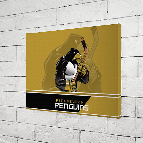 Картина прямоугольная Pittsburgh Penguins / 3D-принт – фото 3