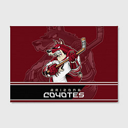 Холст прямоугольный Arizona Coyotes, цвет: 3D-принт — фото 2