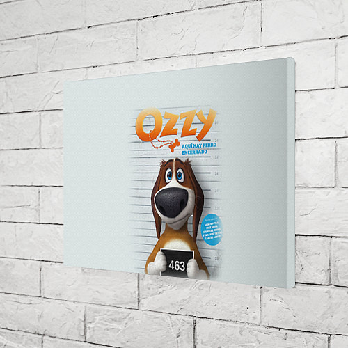 Картина прямоугольная Ozzy Dog / 3D-принт – фото 3