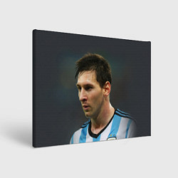 Холст прямоугольный Leo Messi, цвет: 3D-принт
