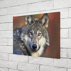 Холст прямоугольный Улыбка волка, цвет: 3D-принт — фото 2