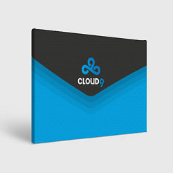 Холст прямоугольный Cloud 9 Uniform, цвет: 3D-принт