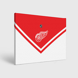 Холст прямоугольный NHL: Detroit Red Wings, цвет: 3D-принт