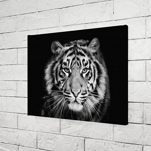 Картина прямоугольная Мордочка тигра / 3D-принт – фото 3