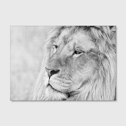 Холст прямоугольный Мудрый лев, цвет: 3D-принт — фото 2