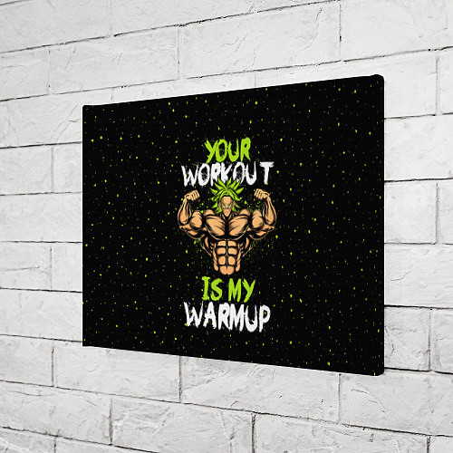 Картина прямоугольная My Workout / 3D-принт – фото 3