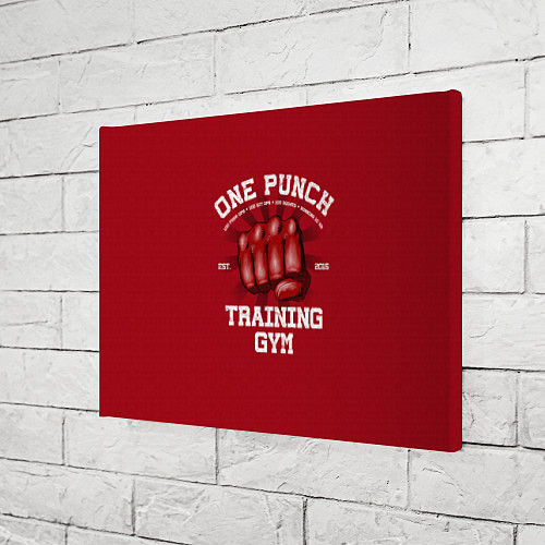 Картина прямоугольная One Punch Gym / 3D-принт – фото 3