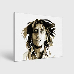 Холст прямоугольный Bob Marley: Mono, цвет: 3D-принт