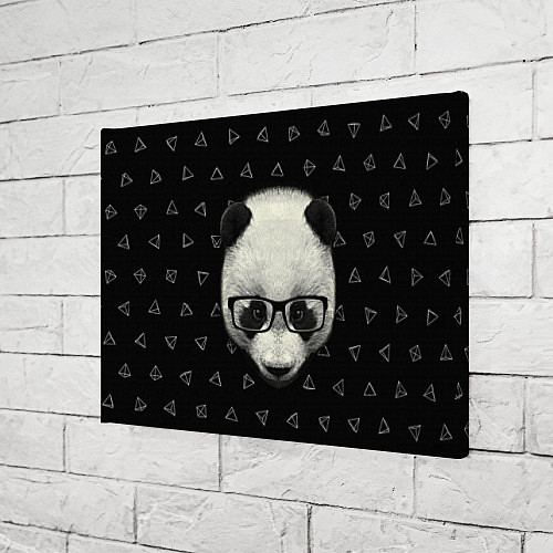 Картина прямоугольная Умная панда / 3D-принт – фото 3