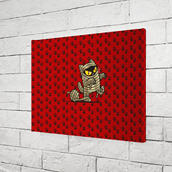 Холст прямоугольный Кот мумия, цвет: 3D-принт — фото 2