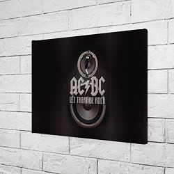 Холст прямоугольный AC/DC: Let there be rock, цвет: 3D-принт — фото 2