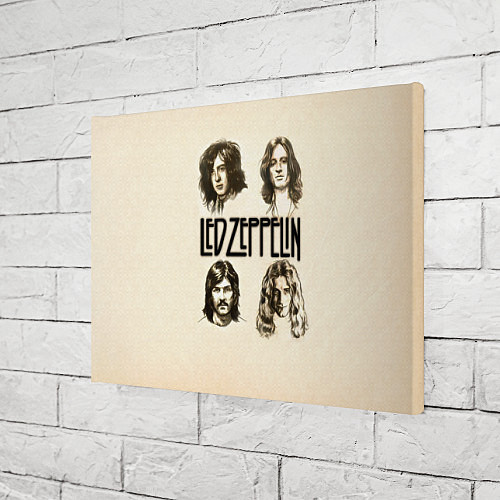 Картина прямоугольная Led Zeppelin Guys / 3D-принт – фото 3