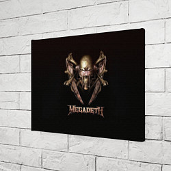 Холст прямоугольный Megadeth, цвет: 3D-принт — фото 2