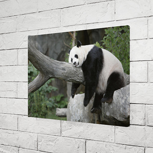 Картина прямоугольная Большая уставшая панда / 3D-принт – фото 3